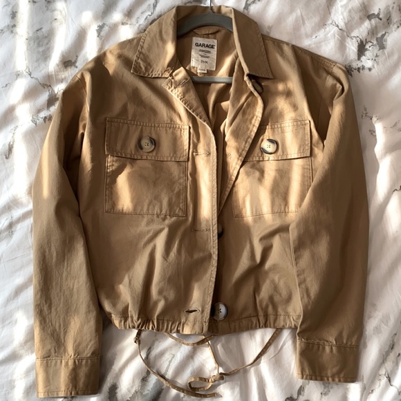 Garage Brown Button Jacket - Picture 1 of 1